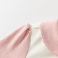 Dave&Bella Girls Autumn Cute Colorblocked Long Sleeve Polo T-shirt Top