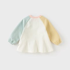 Dave&Bella Girls Autumn Cute Beige Dress-Style T-shirt Top