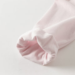 Dave&Bella Girls Autumn Adorable Cotton Lace Collar Print T-shirt Top