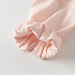 Dave&Bella Girls Autumn Cotton Pink Sweet Flower Embroidery Shirt Top