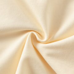 Dave&Bella Toddler Girls Autumn Milk Yellow Adorable Mesh Sleeve Sweatshirts Tops