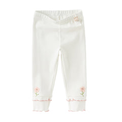 Dave&Bella Toddlers Girls Autumn Beige/Light Grey Cute Leggings Pants