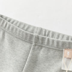 Dave&Bella Toddlers Girls Autumn Beige/Light Grey Cute Leggings Pants