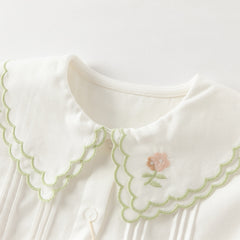 Dave&Bella Girls Autumn Cotton White Shirts Top