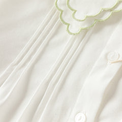 Dave&Bella Girls Autumn Cotton White Shirts Top