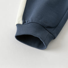 Dave&Bella Boys Autumn Blue T Shirt Pants Outfits Set