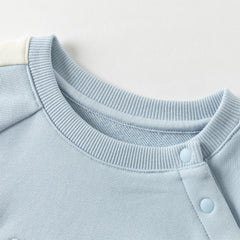 Dave&Bella Boys Autumn Blue T Shirt Pants Outfits Set