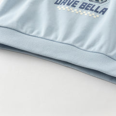 Dave&Bella Boys Autumn Blue T Shirt Pants Outfits Set