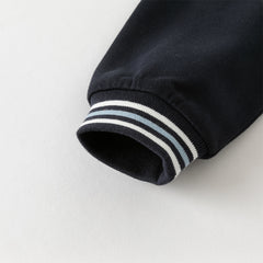 Dave&Bella Boys Autumn Casual Outdoor Long Sleeve Hooded Jacket Top