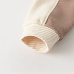 Dave&Bella Boys Autumn Grey Outdoor Sport T-shirts Drawstring Pants Set