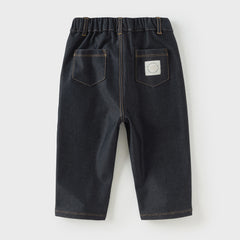 Dave&Bella Boys Autumn Casual Denim Blue Jeans Pants