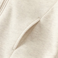 Dave&Bella Toddler Boys Apricot Outdoor Hooded Coat Long Pants Suits