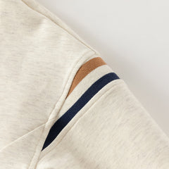 Dave&Bella Toddler Boys Apricot Outdoor Hooded Coat Long Pants Suits