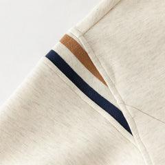 Dave&Bella Toddler Boys Apricot Outdoor Hooded Coat Long Pants Suits