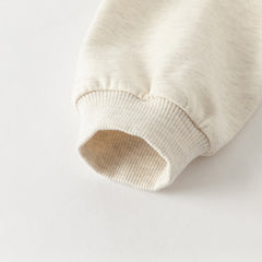 Dave&Bella Toddler Boys Apricot Outdoor Hooded Coat Long Pants Suits