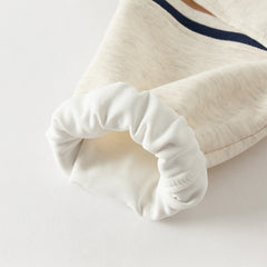 Dave&Bella Toddler Boys Apricot Outdoor Hooded Coat Long Pants Suits