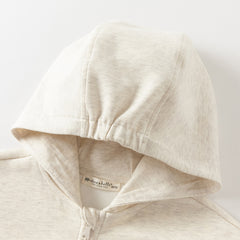 Dave&Bella Toddler Boys Apricot Outdoor Hooded Coat Long Pants Suits