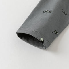 Dave&Bella Boys Autumn Cotton Blue/Grey Classical T-shirt Top