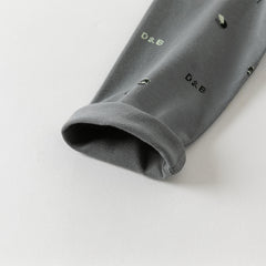 Dave&Bella Boys Autumn Cotton Blue/Grey Classical T-shirt Top