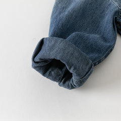 Dave&Bella Boys Autumn Casual Cotton Denim Blue Shirt Top