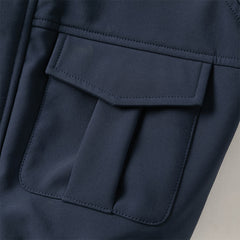 Dave&Bella Toddler Boys Autumn Navy Blue Outwear Padded Jackets