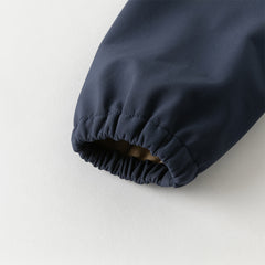 Dave&Bella Toddler Boys Autumn Navy Blue Outwear Padded Jackets