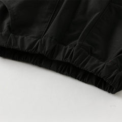 Dave&Bella Boys Autumn Black Casual Drawstring Joggers Pants