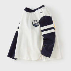 Dave&Bella Boys Toddler Cotton Beige Classical T-shirt Tops