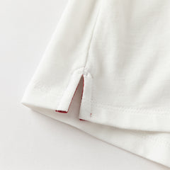 Dave&Bella Boys Autumn Cotton Beige Sports T-Shirts Top