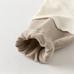 Dave&Bella Boys Autumn Cotton Brown Print T-shirt Top Pant Outfit Sets