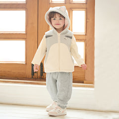 Dave&Bella Girls/Boys Autumn Cute Antistatic Sleeveless Hooded Vests Tops