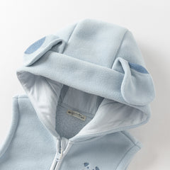 Dave&Bella Girls/Boys Autumn Cute Antistatic Sleeveless Hooded Vests Tops