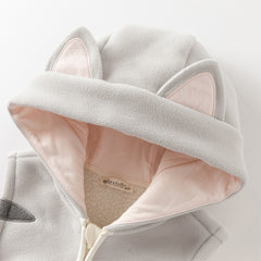 Dave&Bella Girls/Boys Autumn Cute Antistatic Sleeveless Hooded Vests Tops