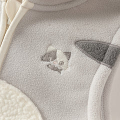 Dave&Bella Girls/Boys Autumn Cute Antistatic Sleeveless Hooded Vests Tops