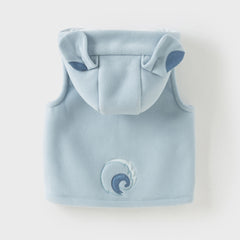 Dave&Bella Girls/Boys Autumn Cute Antistatic Sleeveless Hooded Vests Tops