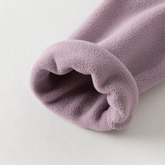 Dave&Bella Girls/Boys Autumn Purple/Blue Outdoor Warm Windproof Hooded Jacket