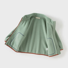 Dave&Bella Girls/Boys Autumn Purple/Blue Outdoor Warm Windproof Hooded Jacket