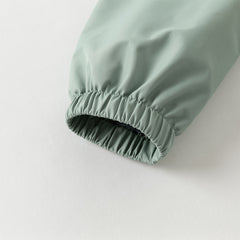 Dave&Bella Girls/Boys Autumn Purple/Blue Outdoor Warm Windproof Hooded Jacket