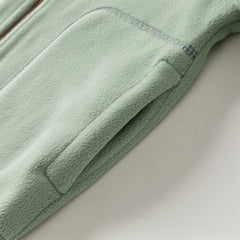 Dave&Bella Girls/Boys Autumn Purple/Blue Outdoor Warm Windproof Hooded Jacket