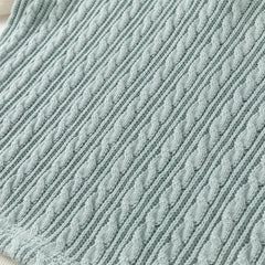 Dave&Bella Toddler Boys Blue Cotton Pullover Shirt-style Sweater Tops