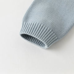 Dave&Bella Toddler Boys Autumn Blue Knit Cardigans Coats