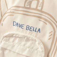 Dave&Bella Toddler Boys Autumn Beige Hooded Coats