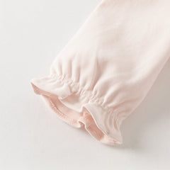 Dave&Bella Baby Girls Autumn Cotton Light Pink Sweet Romper