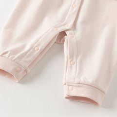 Dave&Bella Baby Girls Autumn Cotton Light Pink Sweet Romper