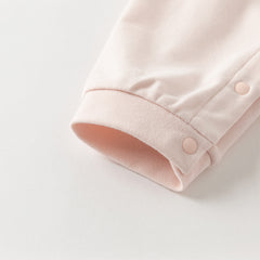 Dave&Bella Baby Girls Autumn Cotton Light Pink Sweet Romper