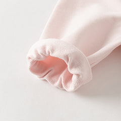 Dave&Bella Baby Girls Autumn Sweet Cotton Light Pink Bodysuits Romper Crawling Suit