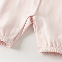 Dave&Bella Baby Girls Autumn Sweet Cotton Light Pink Bodysuits Romper Crawling Suit