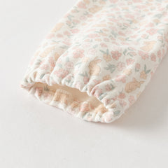 Dave&Bella Newborn Girls Autumn Pink Floral Baby One-Pieces Romper