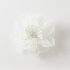 Dave&Bella Toddler Girls Autumn Beige Organza Mesh Princess Wide-skirted Dress