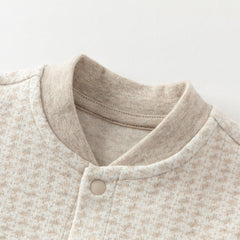 Dave&Bella Baby Boys Autumn Khaki Indoor Romper